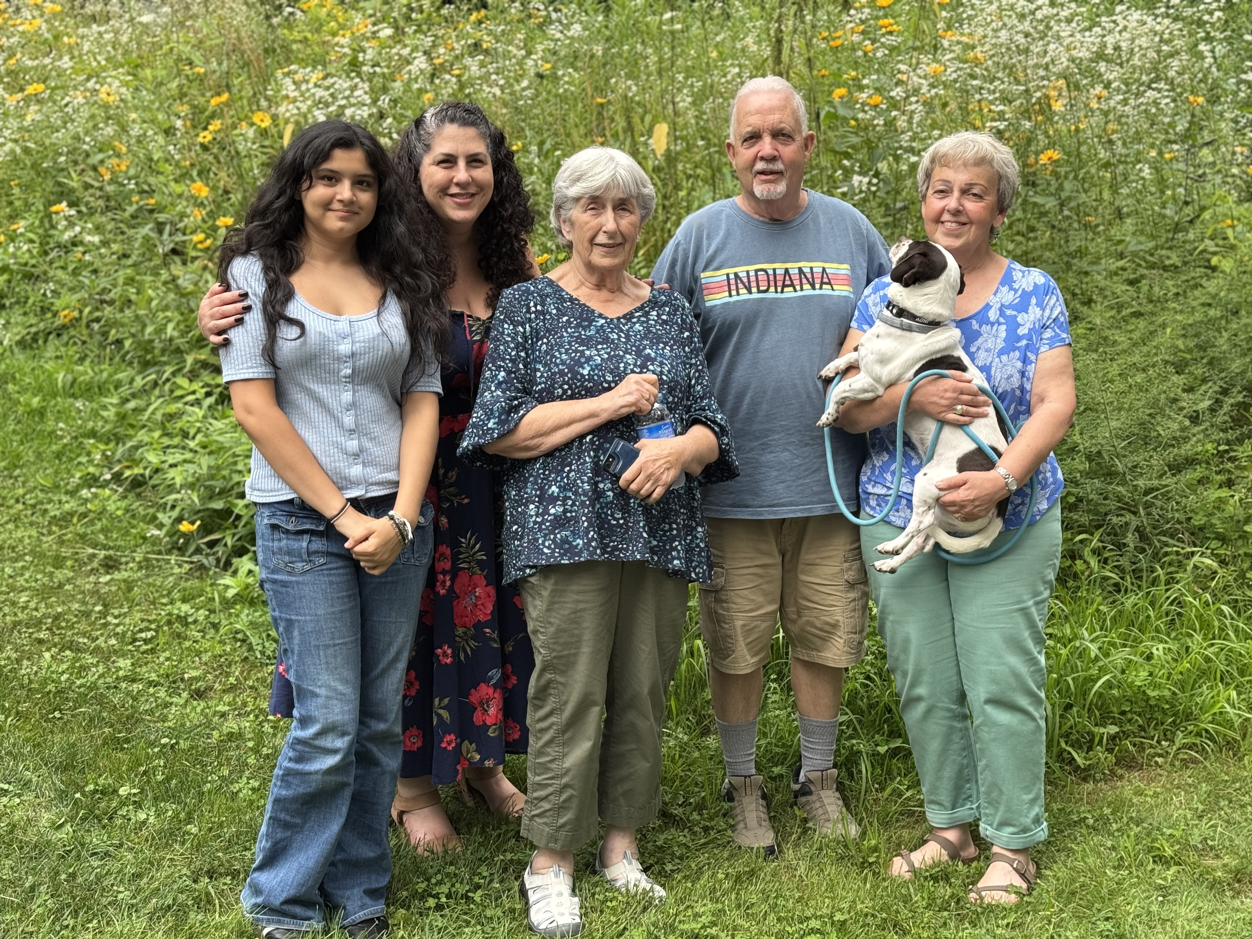 Daymark patient Elaine Perry with her family