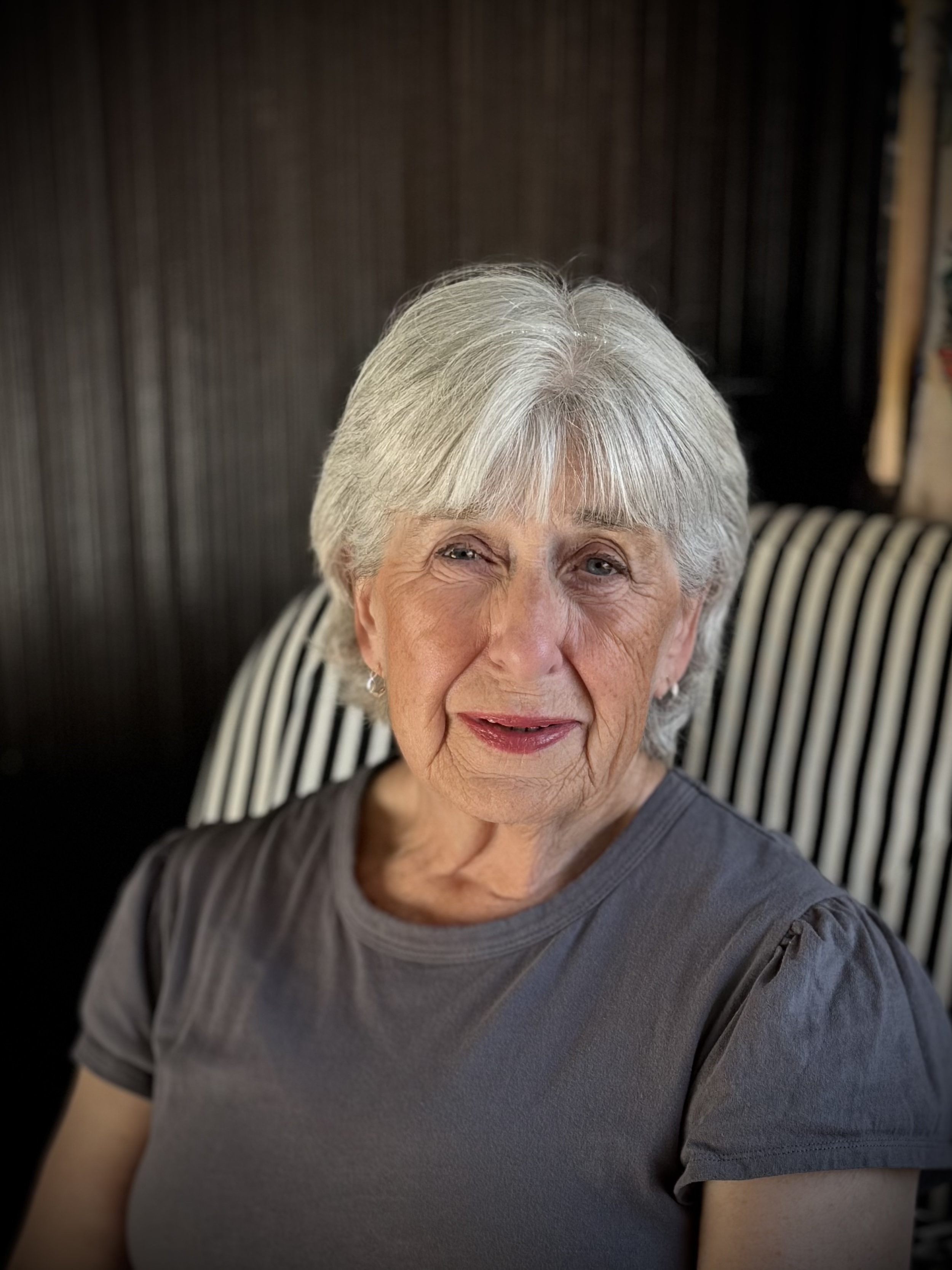 Daymark patient Elaine Perry sitting for a picture